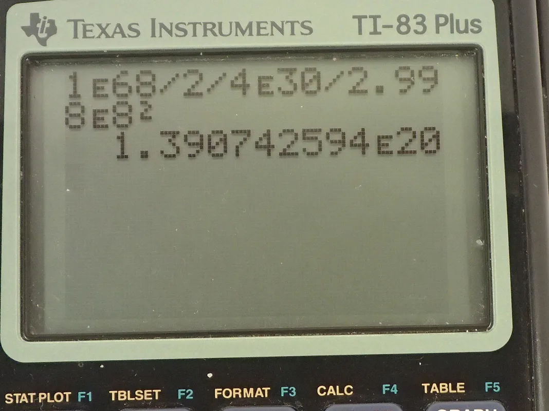 Calculator screenshot