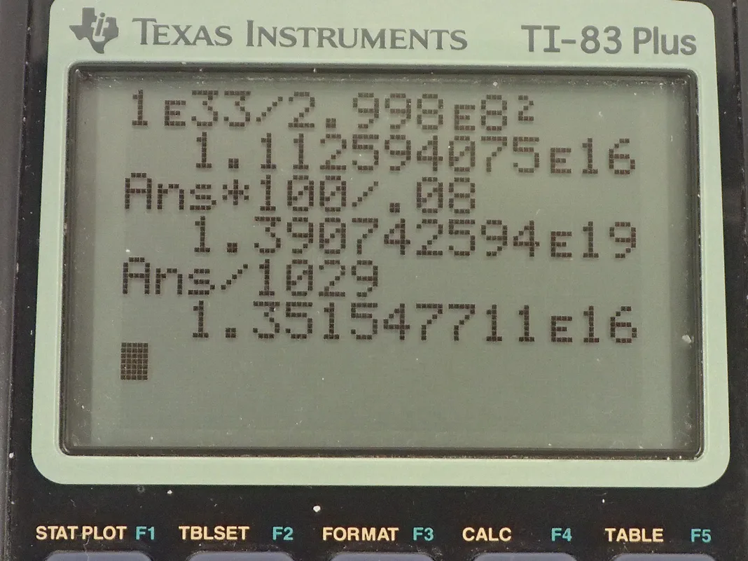Calculator screenshot