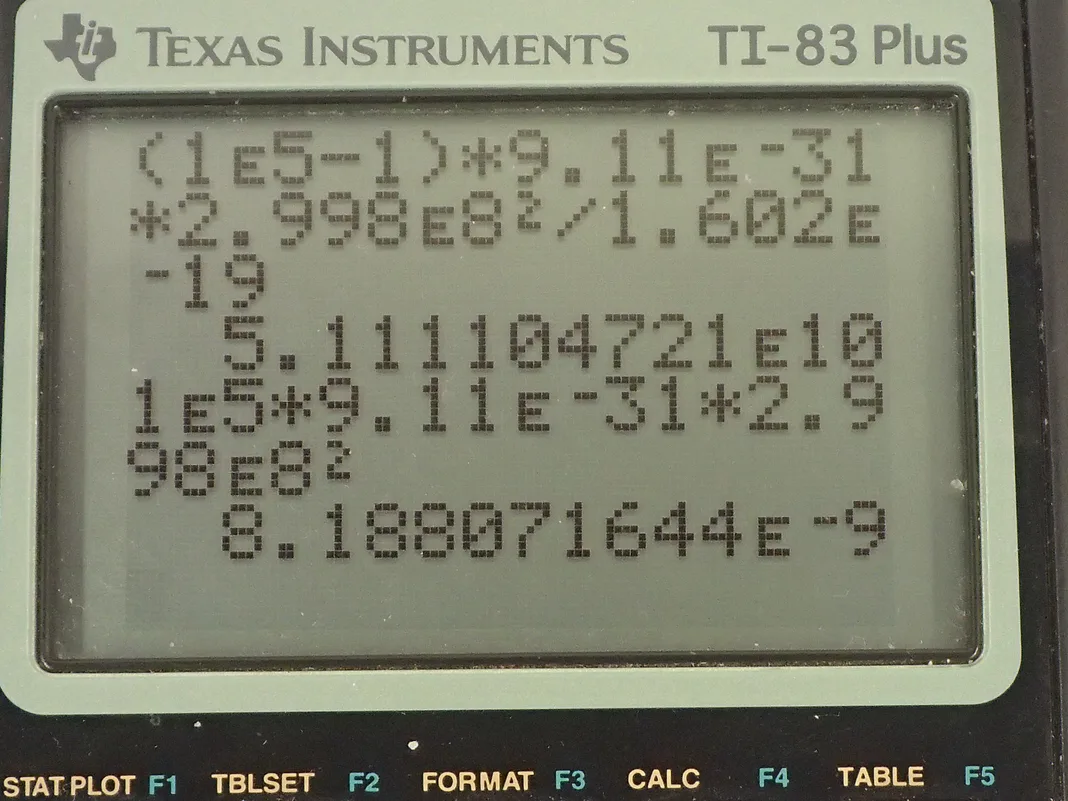 Calculator screenshot