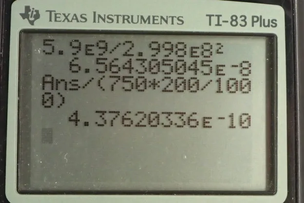 Calculator screenshot