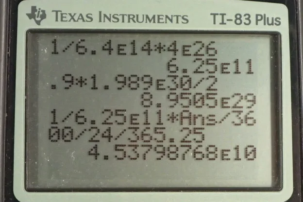 Calculator screenshot
