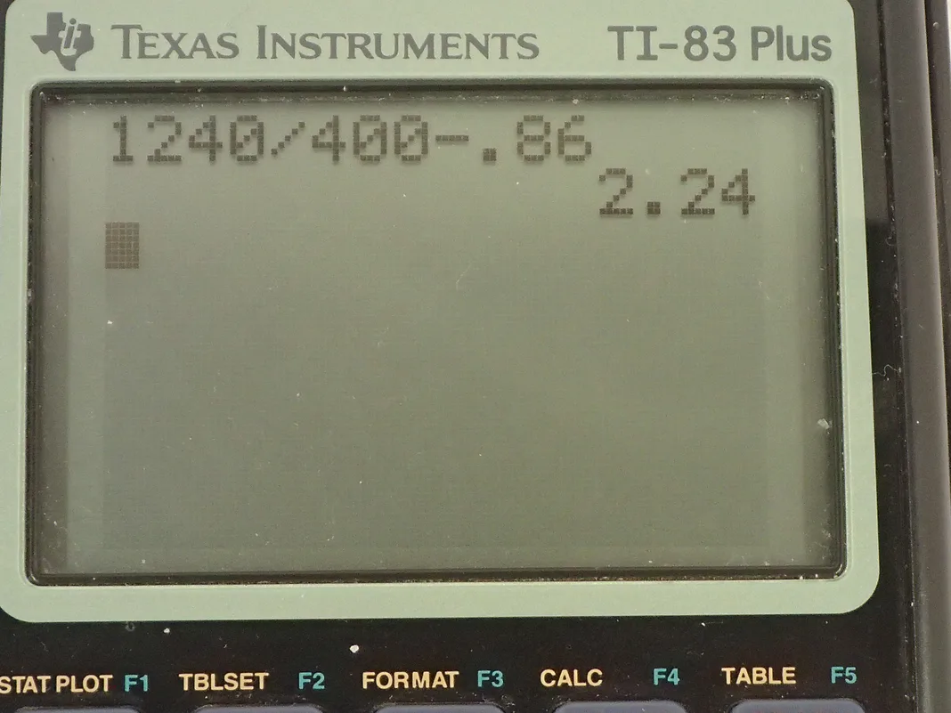 Calculator screenshot