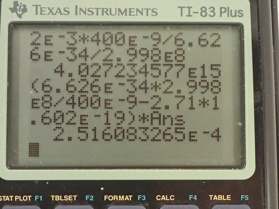 Calculator screenshot