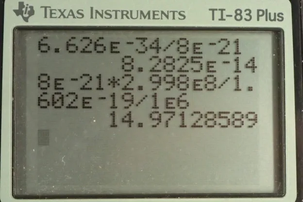 Calculator screenshot