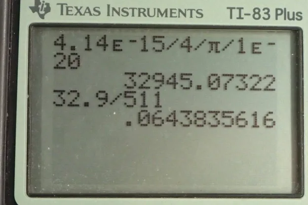 Calculator screenshot