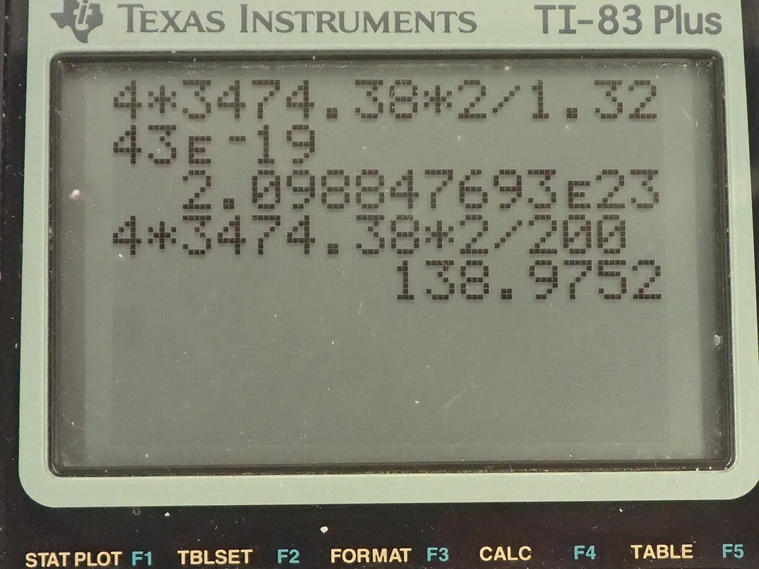 Calculator screenshot