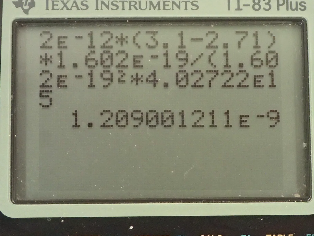 Calculator screenshot