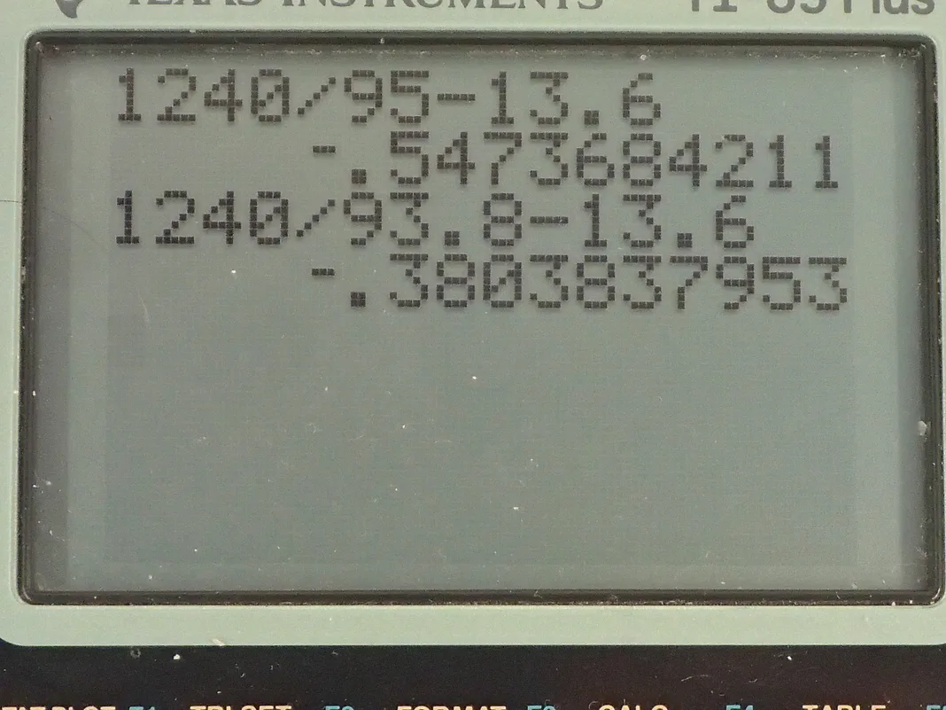 Calculator screenshot