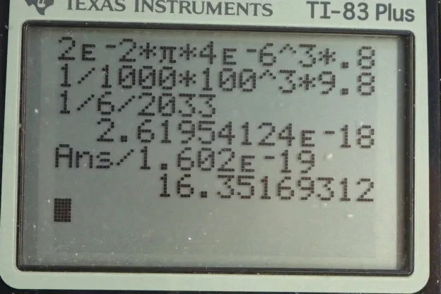 Calculator screenshot