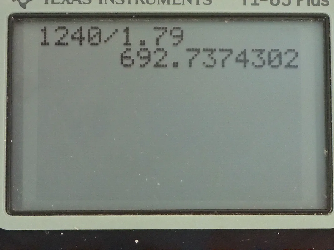 Calculator screenshot