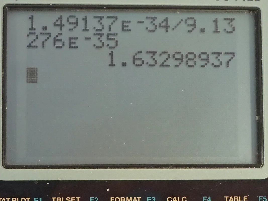 Calculator screenshot