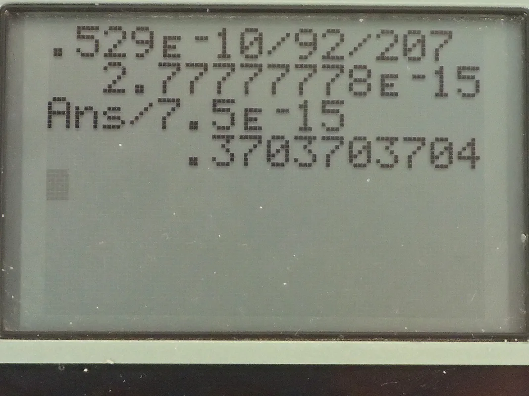 Calculator screenshot