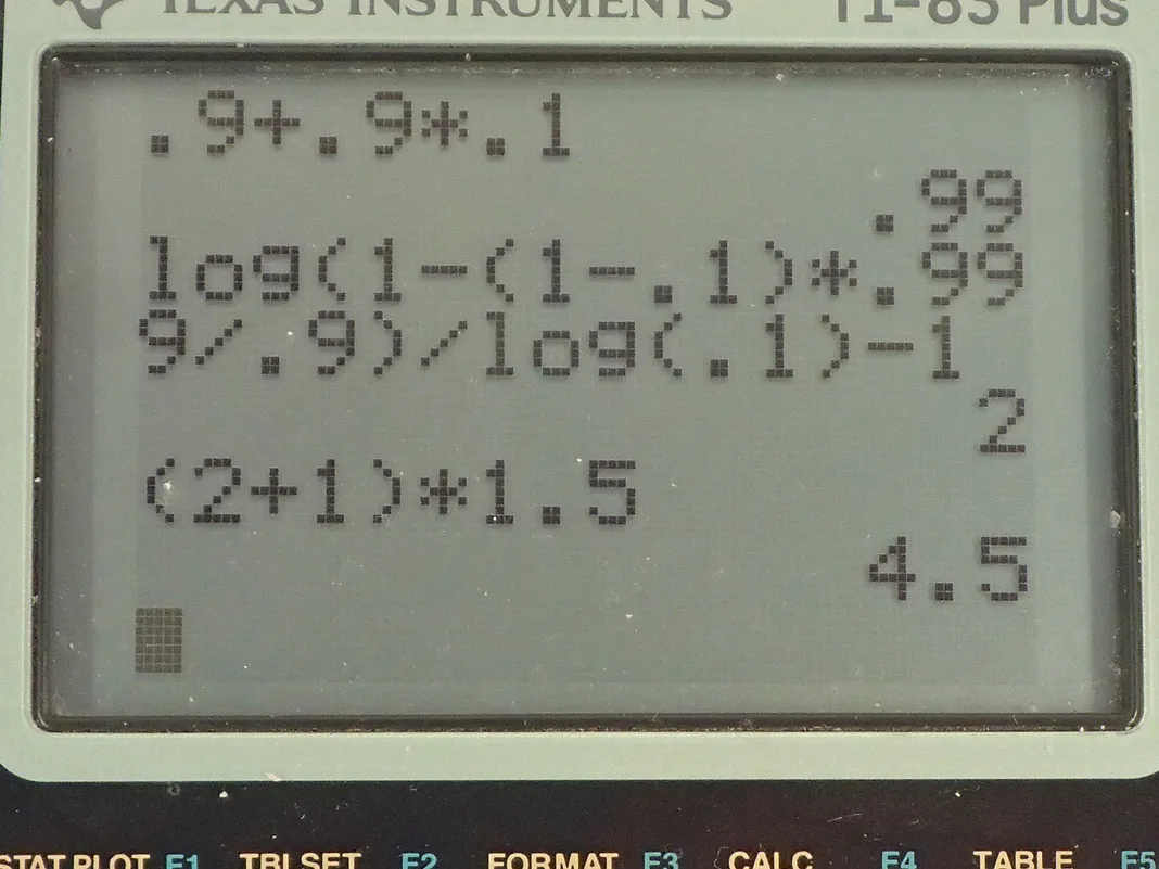 Calculator screenshot