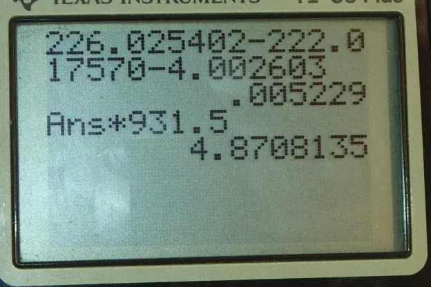 Calculator screenshot