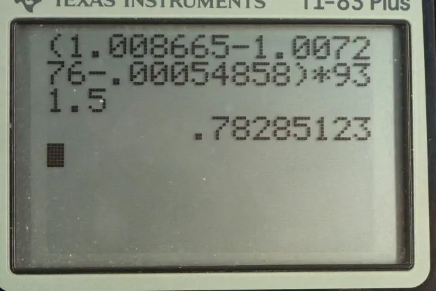 Calculator screenshot