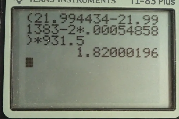 Calculator screenshot