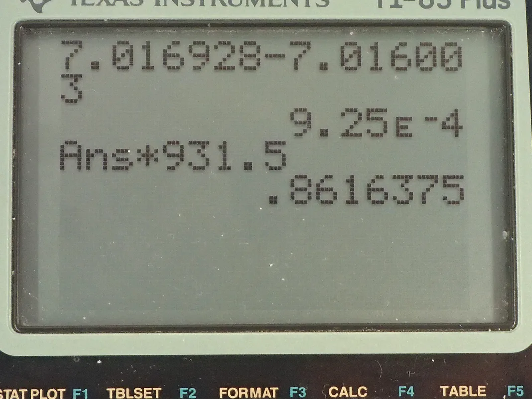 Calculator screenshot