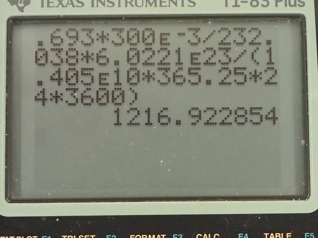 Calculator screenshot