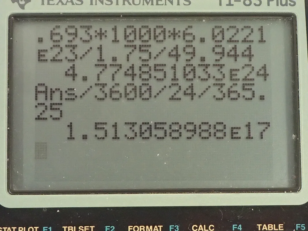 Calculator screenshot