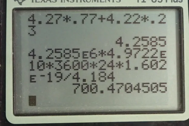 Calculator screenshot