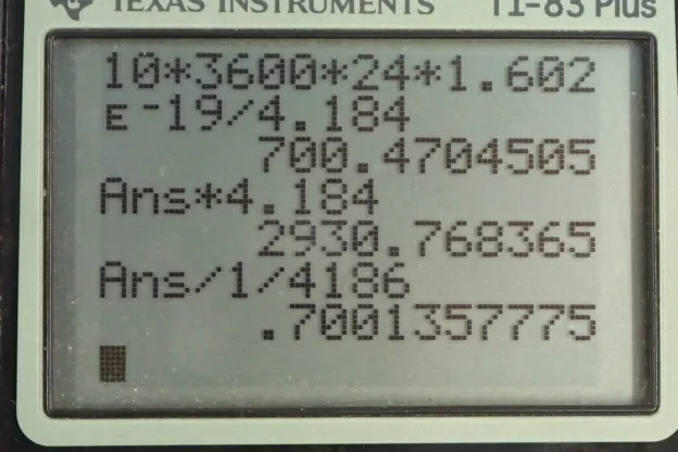 Calculator screenshot