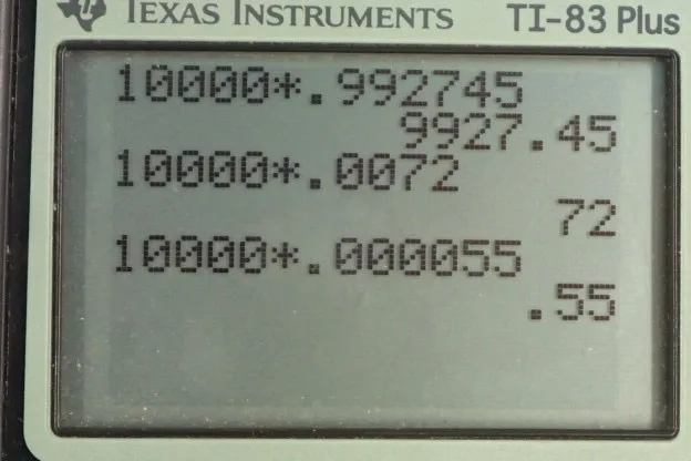 Calculator screenshot