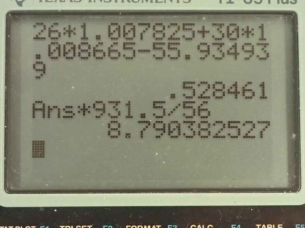 Calculator screenshot
