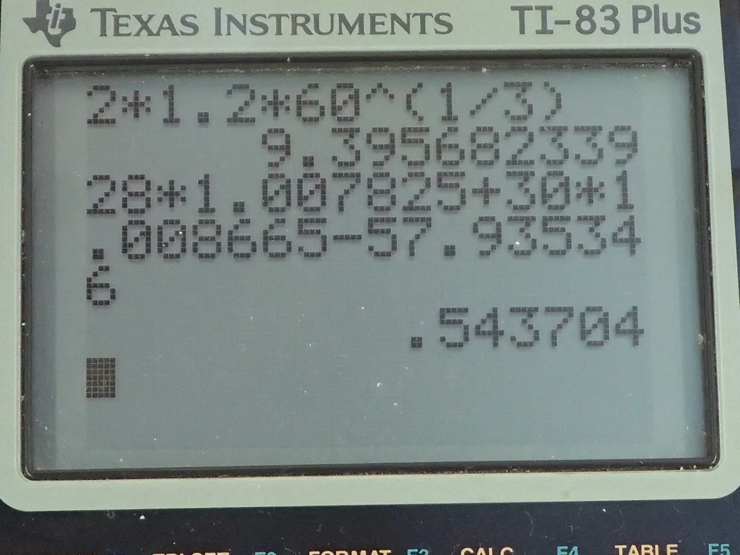 Calculator screenshot