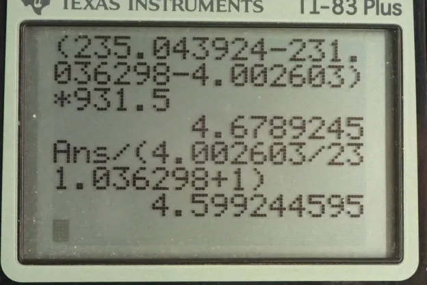 Calculator screenshot