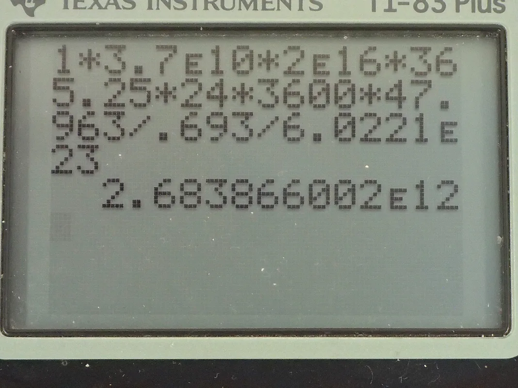 Calculator screenshot