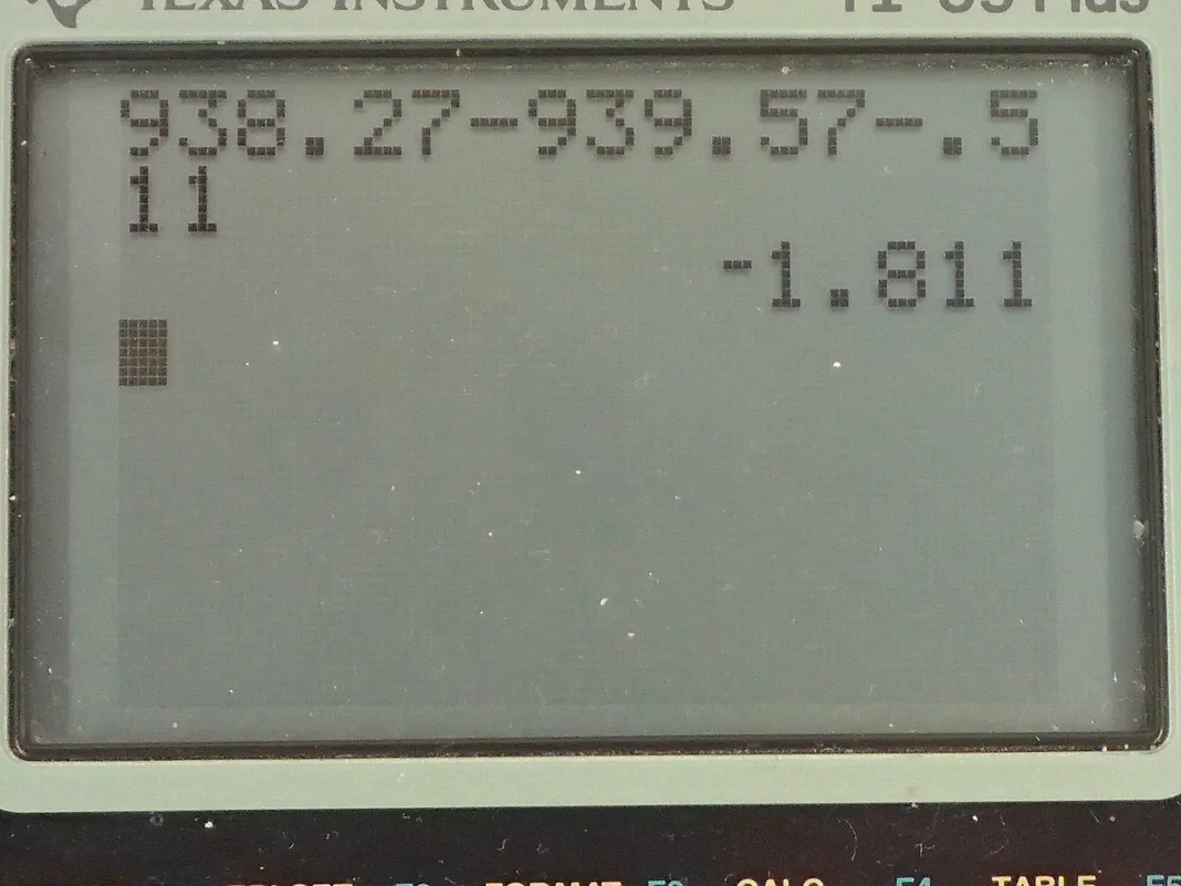Calculator screenshot