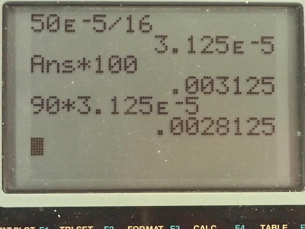 Calculator screenshot