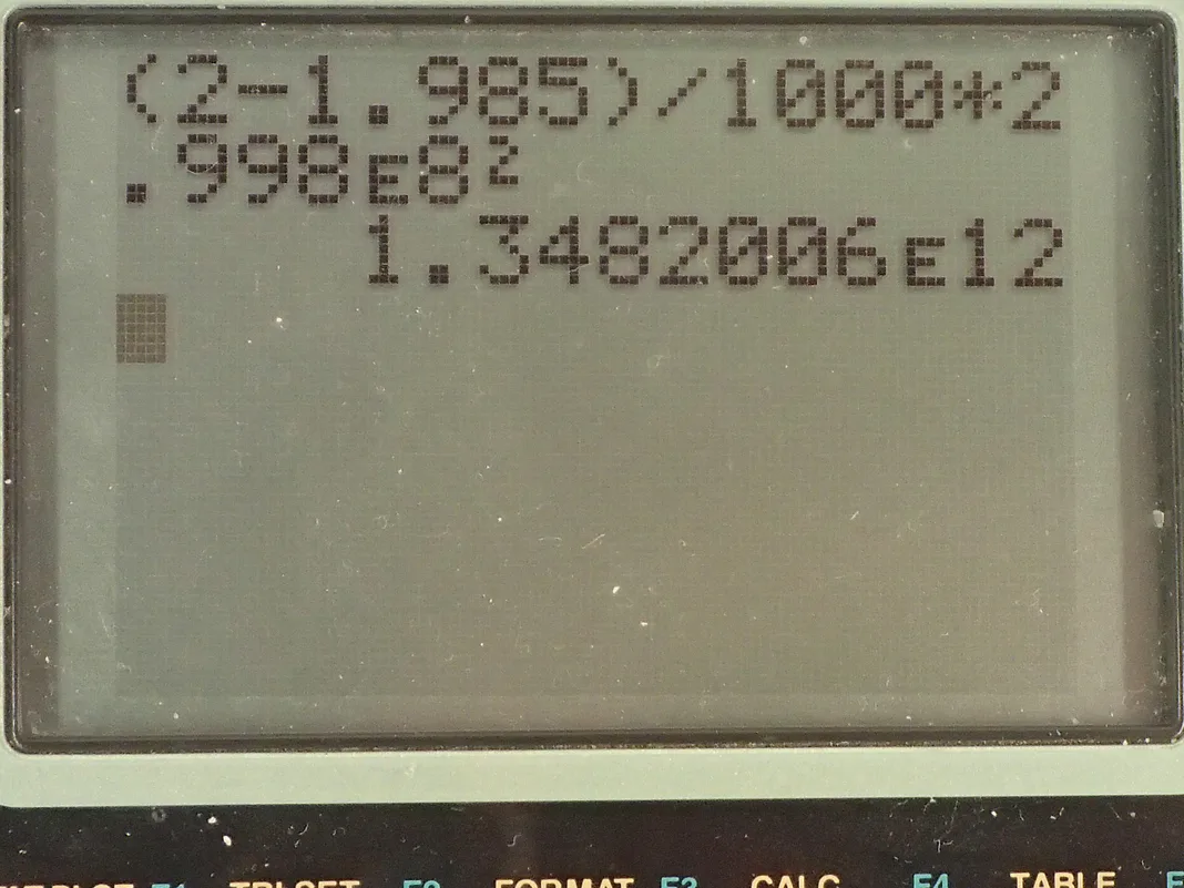 Calculator screenshot