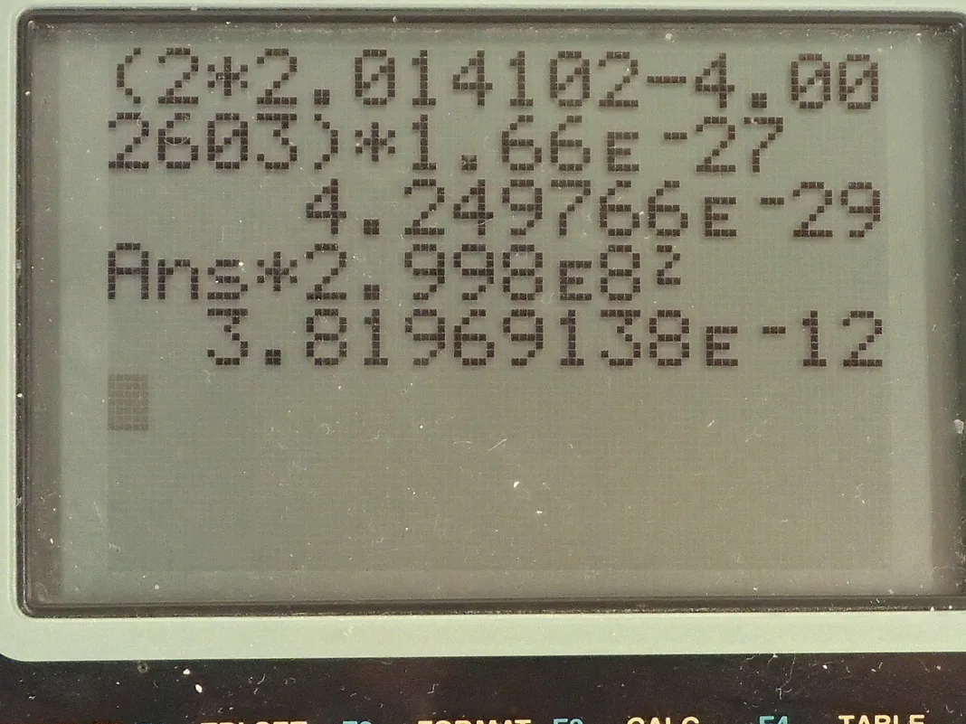 Calculator screenshot
