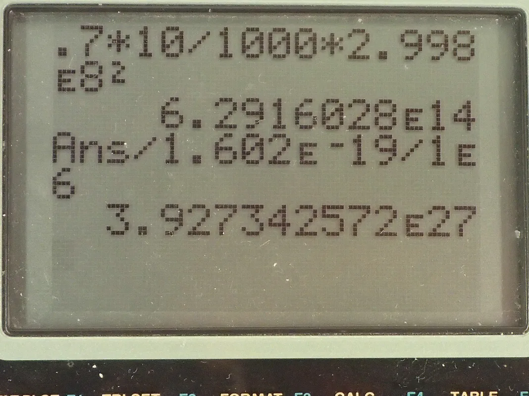 Calculator screenshot
