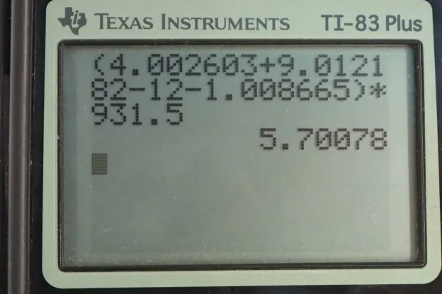 Calculator screenshot