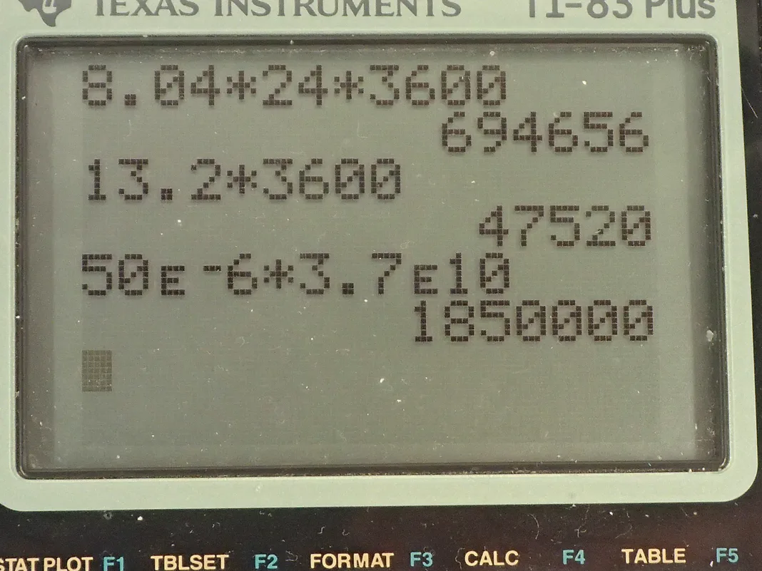 Calculator screenshot