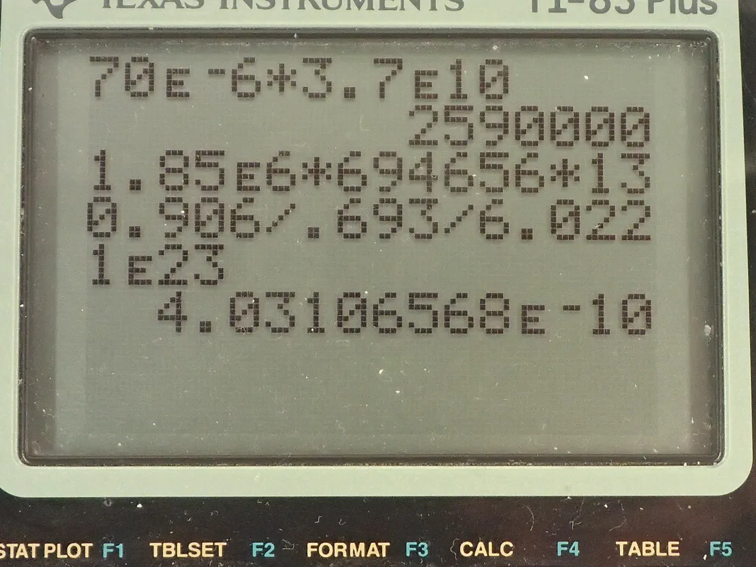 Calculator screenshot