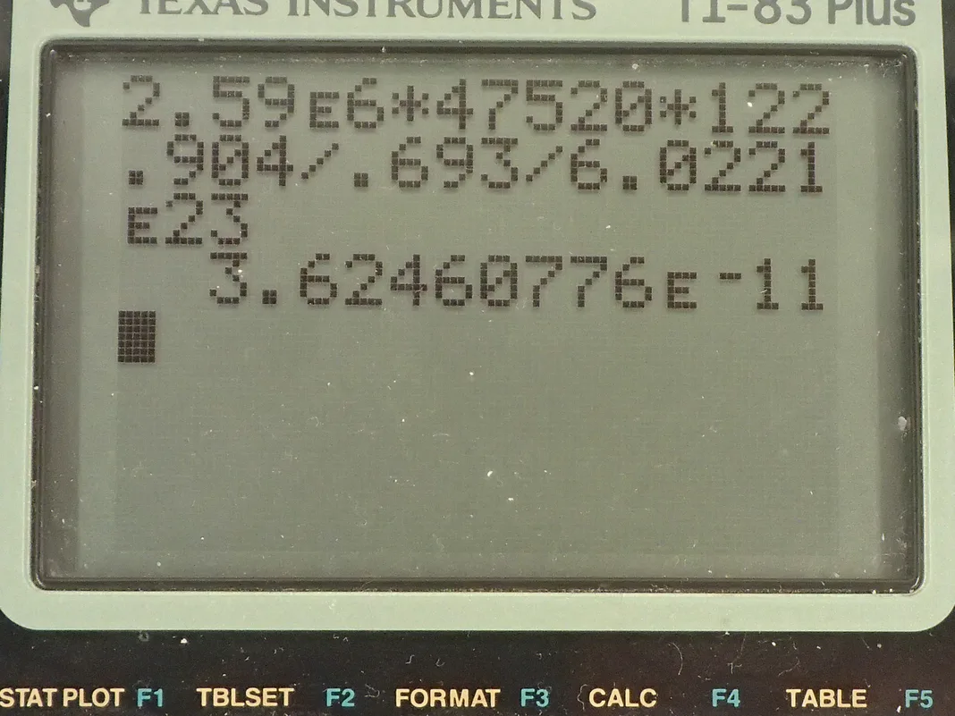 Calculator screenshot