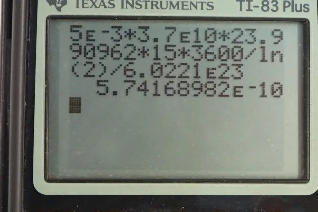 Calculator screenshot