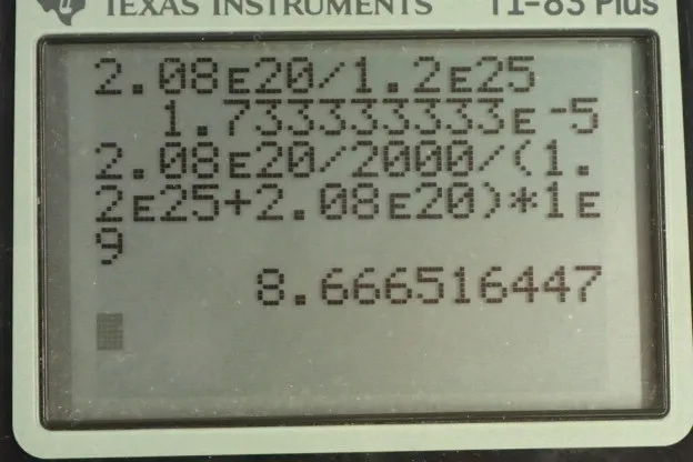 Calculator screenshot