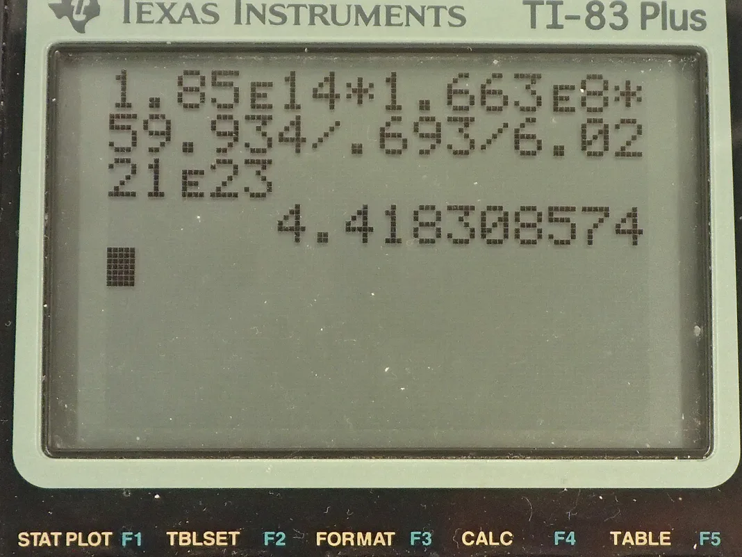 Calculator screenshot