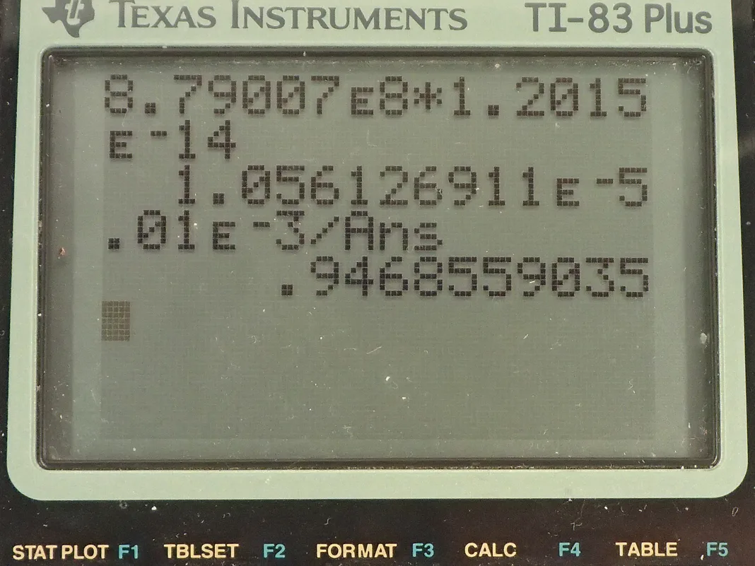 Calculator screenshot