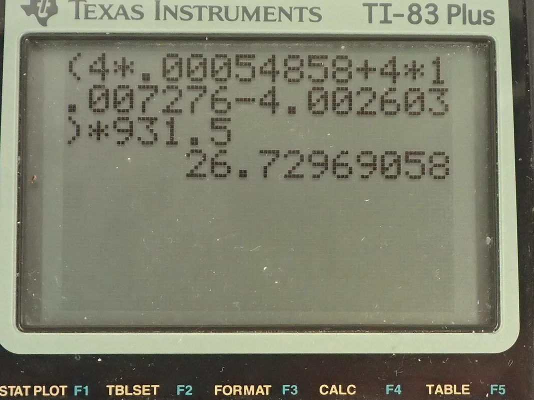 Calculator screenshot