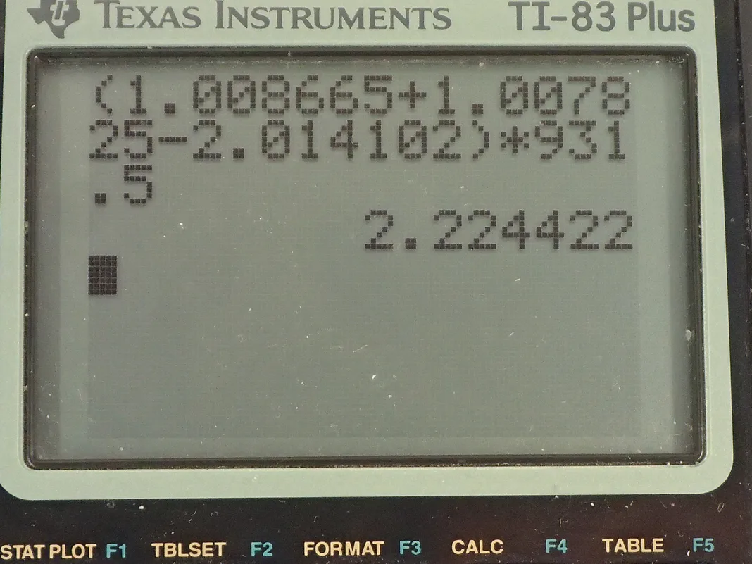 Calculator screenshot