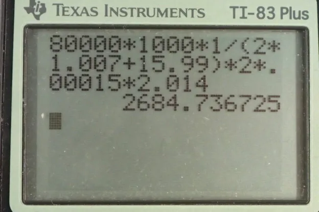 Calculator screenshot