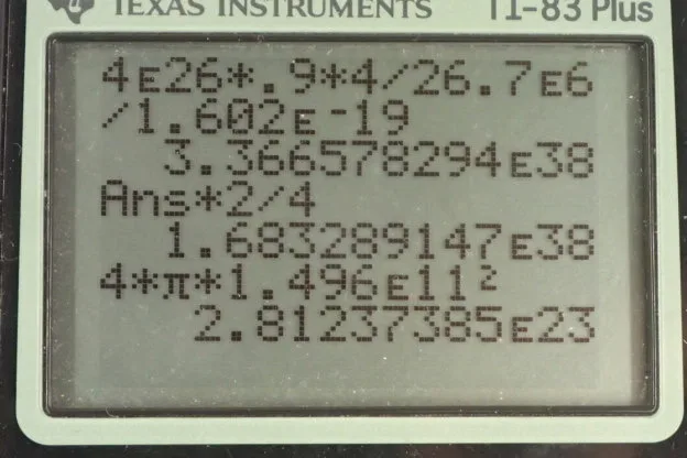 Calculator screenshot