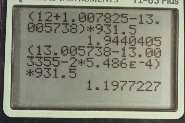 Calculator screenshot