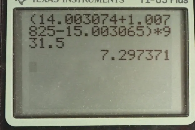 Calculator screenshot