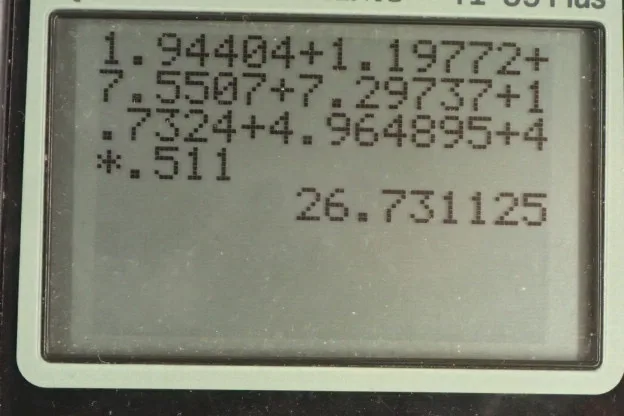 Calculator screenshot